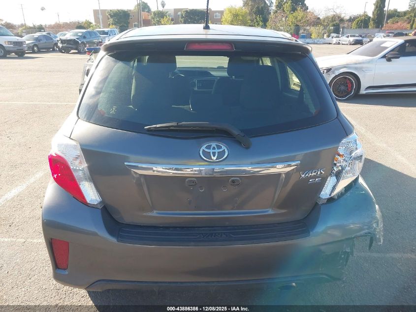 2014 Toyota Yaris Se (Tmc/Cbu Plant) VIN: JTDKTUD37ED589771 Lot: 43886386