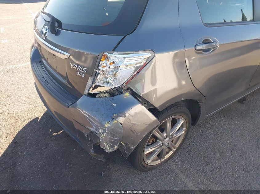 2014 Toyota Yaris Se (Tmc/Cbu Plant) VIN: JTDKTUD37ED589771 Lot: 43886386