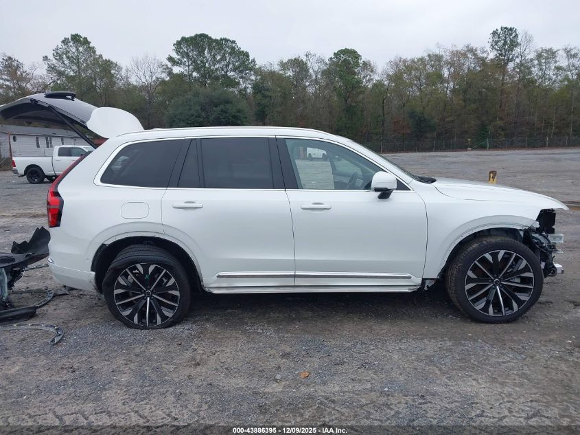 2025 Volvo Xc90 Plug-In Hybrid T8 Ultra 6-Seater VIN: YV4H60JG5S1385532 Lot: 43886395