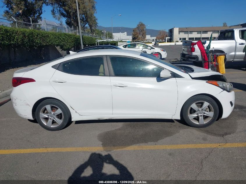 2013 Hyundai Elantra Gls VIN: 5NPDH4AE3DH361419 Lot: 43886396