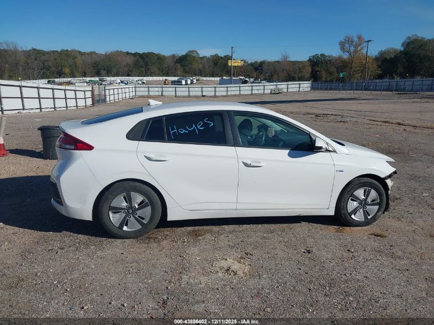 2018 Hyundai Ioniq Hybrid Blue VIN: KMHC65LC4JU103863 Lot: 43886402