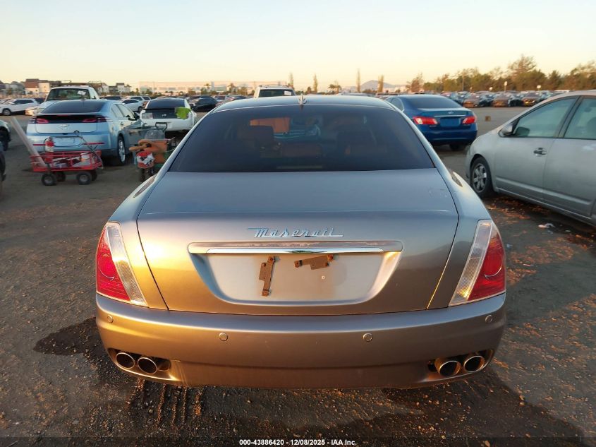 2007 Maserati Quattroporte Base Automatic/Executive Gt Automatic/Sport Gt Automatic VIN: ZAMFE39A670030926 Lot: 43886420