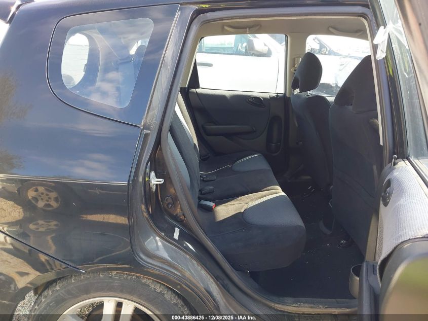 2007 Honda Fit Sport VIN: JHMGD38687S010026 Lot: 43886425