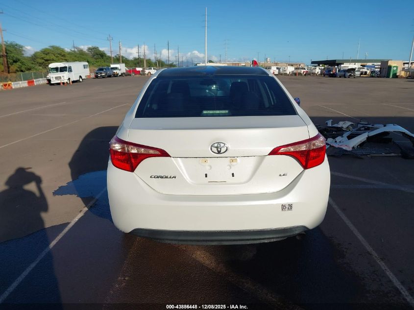 2019 Toyota Corolla Le VIN: 5YFBURHE2KP917144 Lot: 43886448