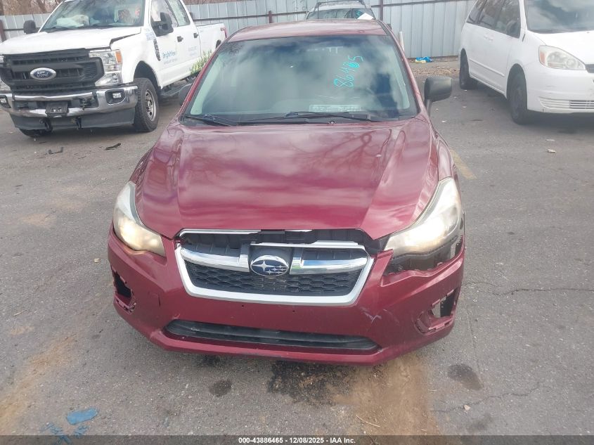 2012 Subaru Impreza 2.0I VIN: JF1GPAA6XCH206053 Lot: 43886465