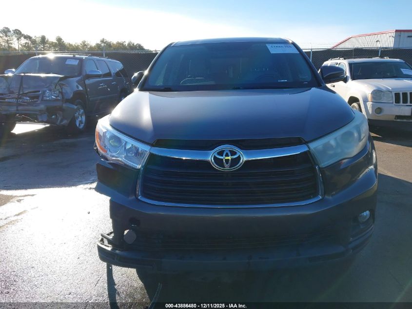 2015 Toyota Highlander Le Plus V6 VIN: 5TDZKRFH6FS115016 Lot: 43886480