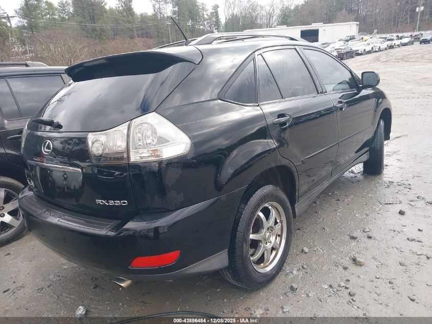 2004 Lexus Rx 330 VIN: JTJHA31U840009356 Lot: 43886484
