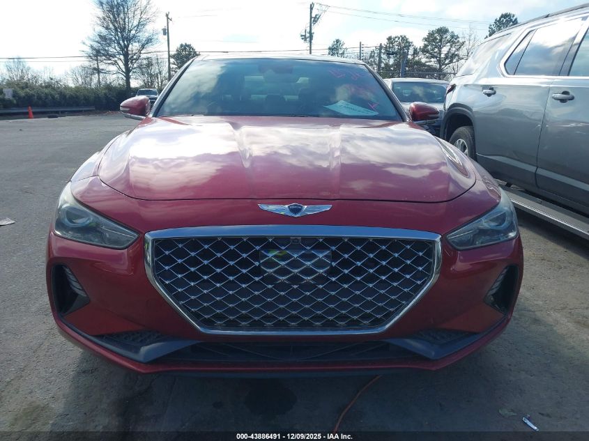 2019 Genesis G70 2.0T Advanced VIN: KMTG44LA6KU034262 Lot: 43886491