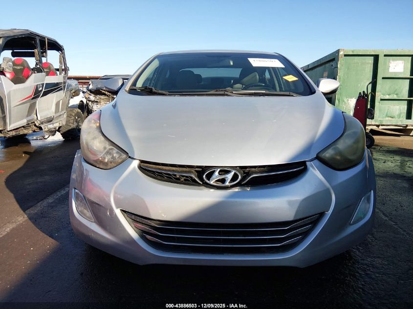 2013 Hyundai Elantra Limited (Ulsan Plant) VIN: KMHDH4AE7DU869085 Lot: 43886503