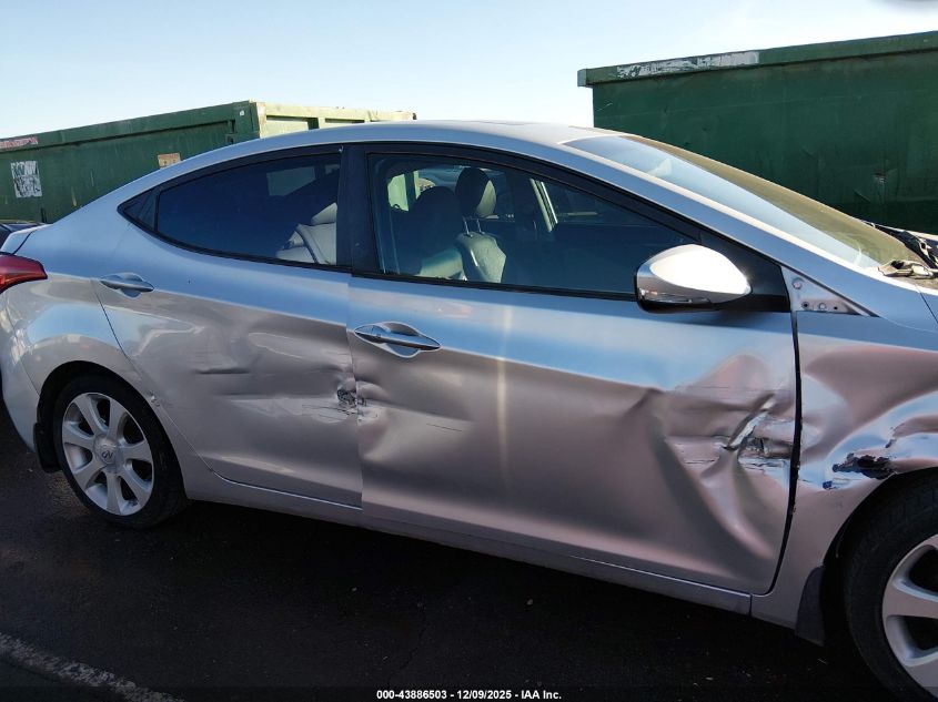 2013 Hyundai Elantra Limited (Ulsan Plant) VIN: KMHDH4AE7DU869085 Lot: 43886503