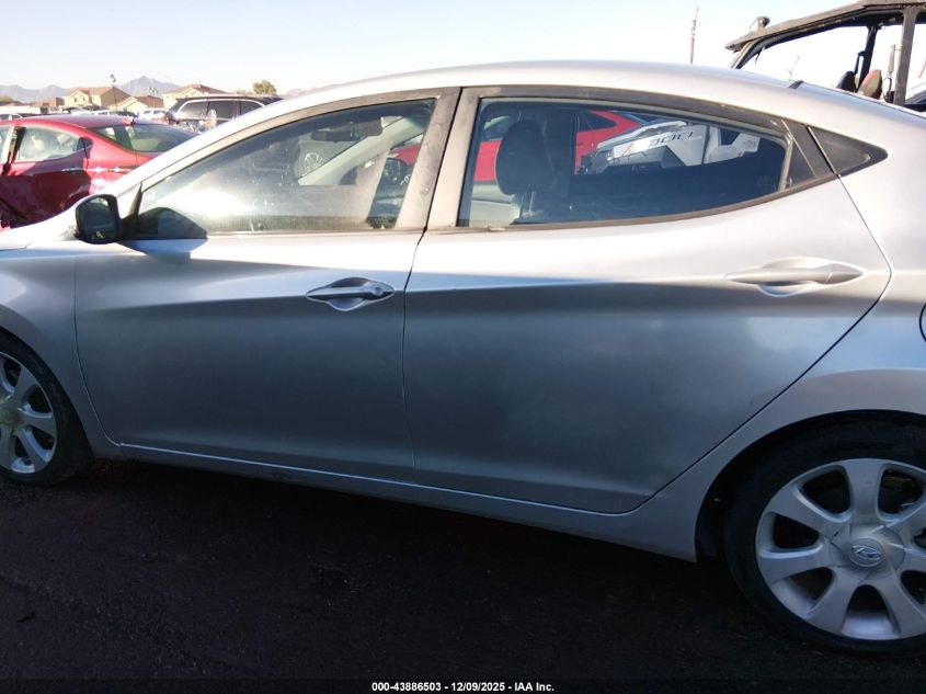 2013 Hyundai Elantra Limited (Ulsan Plant) VIN: KMHDH4AE7DU869085 Lot: 43886503