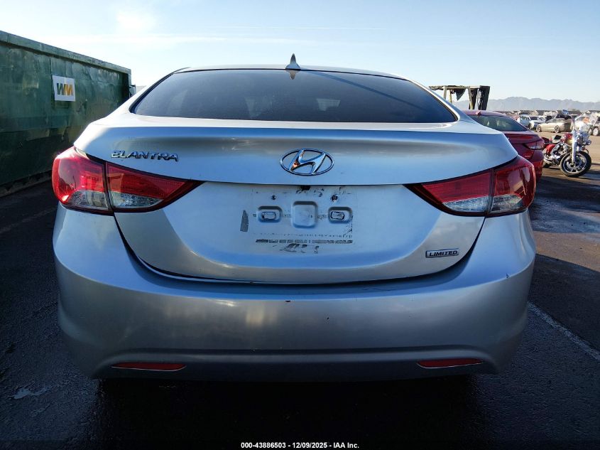 2013 Hyundai Elantra Limited (Ulsan Plant) VIN: KMHDH4AE7DU869085 Lot: 43886503