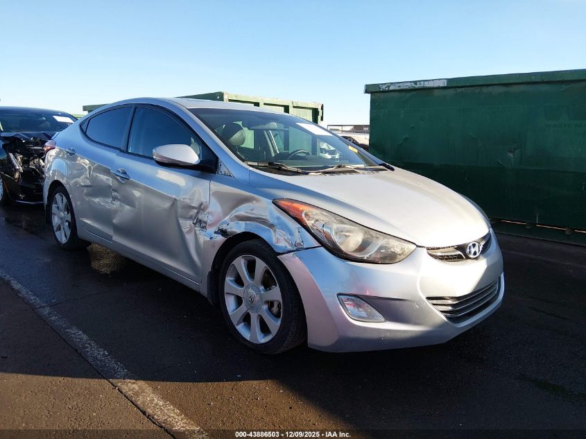 2013 Hyundai Elantra Limited (Ulsan Plant) VIN: KMHDH4AE7DU869085 Lot: 43886503