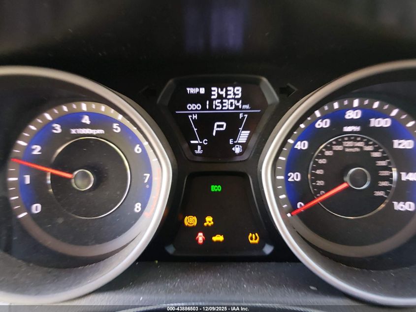 2013 Hyundai Elantra Limited (Ulsan Plant) VIN: KMHDH4AE7DU869085 Lot: 43886503