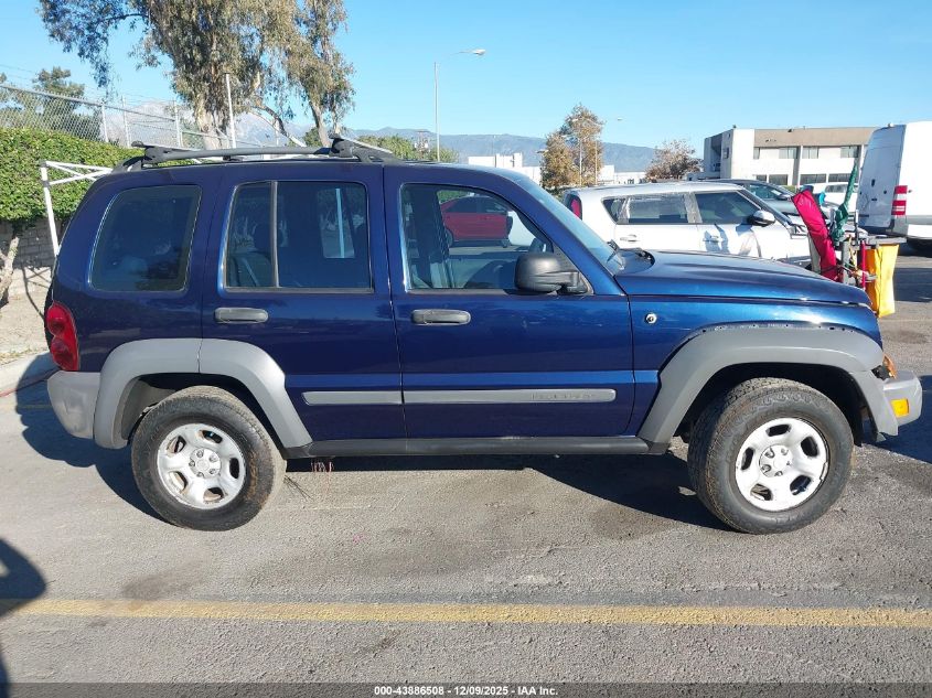 2006 Jeep Liberty Sport VIN: 1J4GK48K26W113308 Lot: 43886508