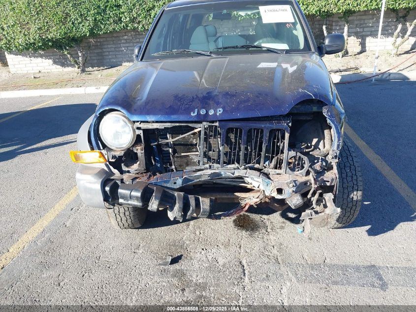 2006 Jeep Liberty Sport VIN: 1J4GK48K26W113308 Lot: 43886508