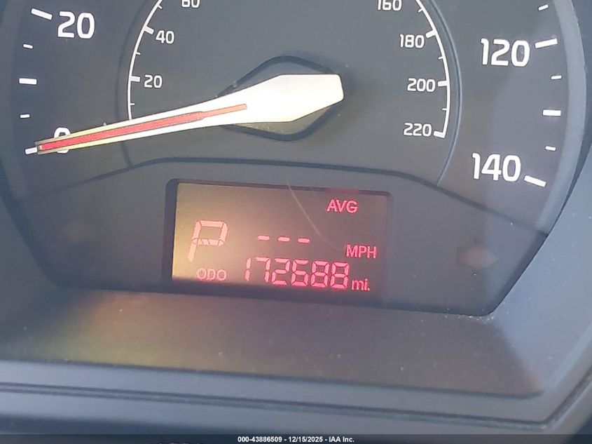 2013 Kia Rio Ex VIN: KNADN5A32D6160941 Lot: 43886509