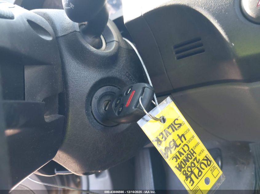 2008 Honda Civic Lx VIN: 2HGFG12628H506340 Lot: 43886566