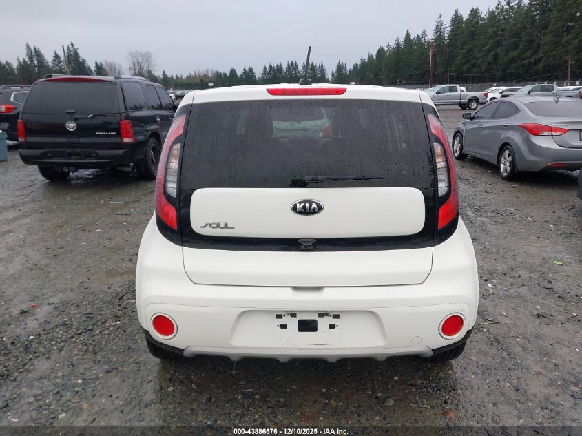 2019 Kia Soul + VIN: KNDJP3A52K7676780 Lot: 43886576