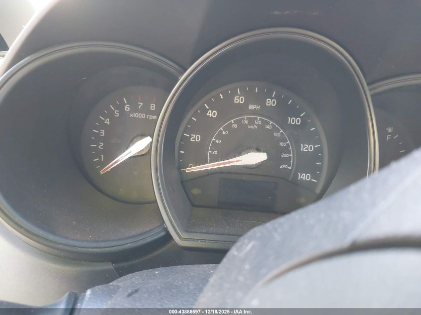 2013 Kia Rio Ex VIN: KNADN5A31D6205402 Lot: 43886597