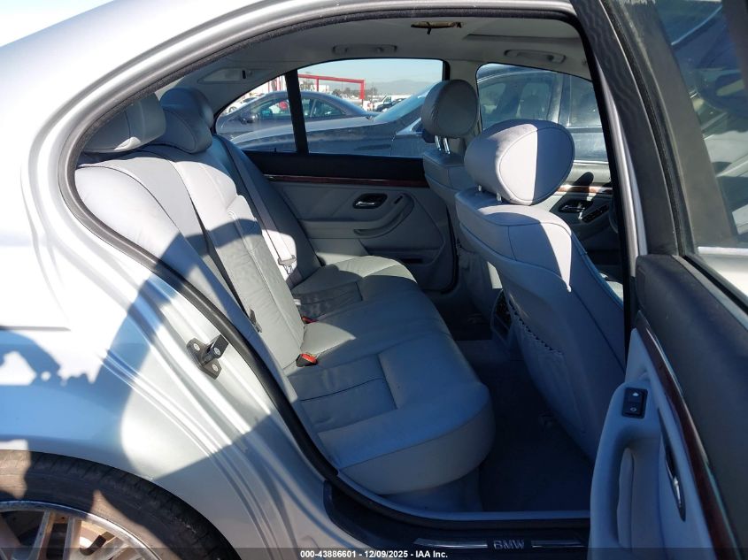 2001 BMW 525Ia VIN: WBADT43471GX23736 Lot: 43886601