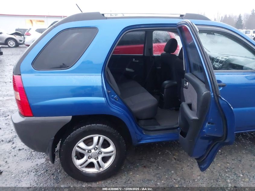 2006 Kia Sportage Ex V6/Lx V6 VIN: KNDJE723567280004 Lot: 43886672