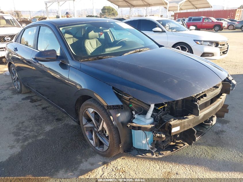 2022 Hyundai Elantra Limited VIN: 5NPLP4AG3NH069237 Lot: 43886673