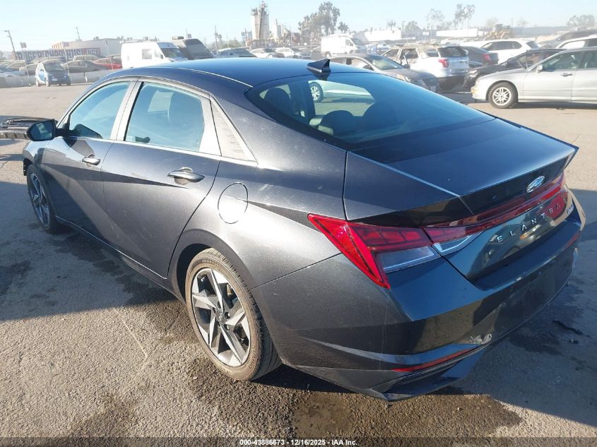 2022 Hyundai Elantra Limited VIN: 5NPLP4AG3NH069237 Lot: 43886673