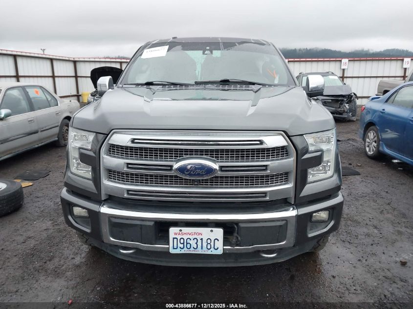2015 Ford F-150 Platinum VIN: 1FTEW1EG0FFA31898 Lot: 43886677