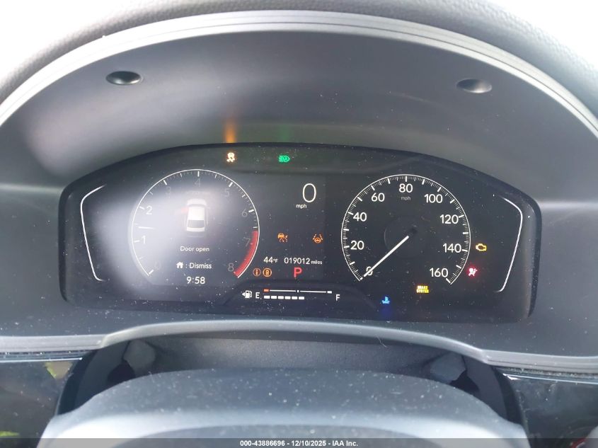 2025 Honda Civic Lx VIN: 2HGFE2F27SH596742 Lot: 43886696