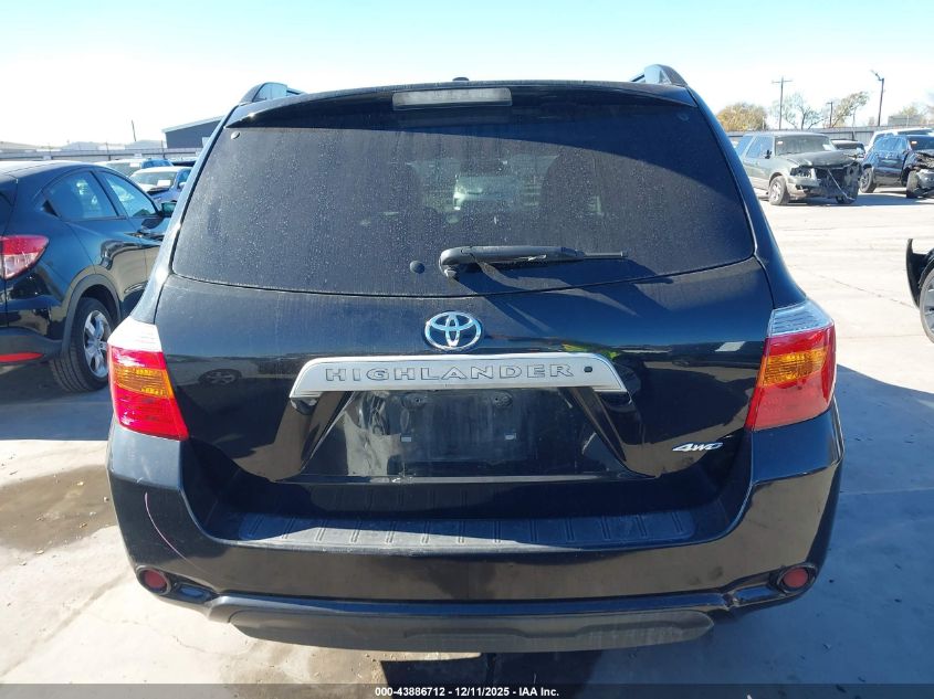 2010 Toyota Highlander Se V6 VIN: 5TDJK3EH8AS008747 Lot: 43886712