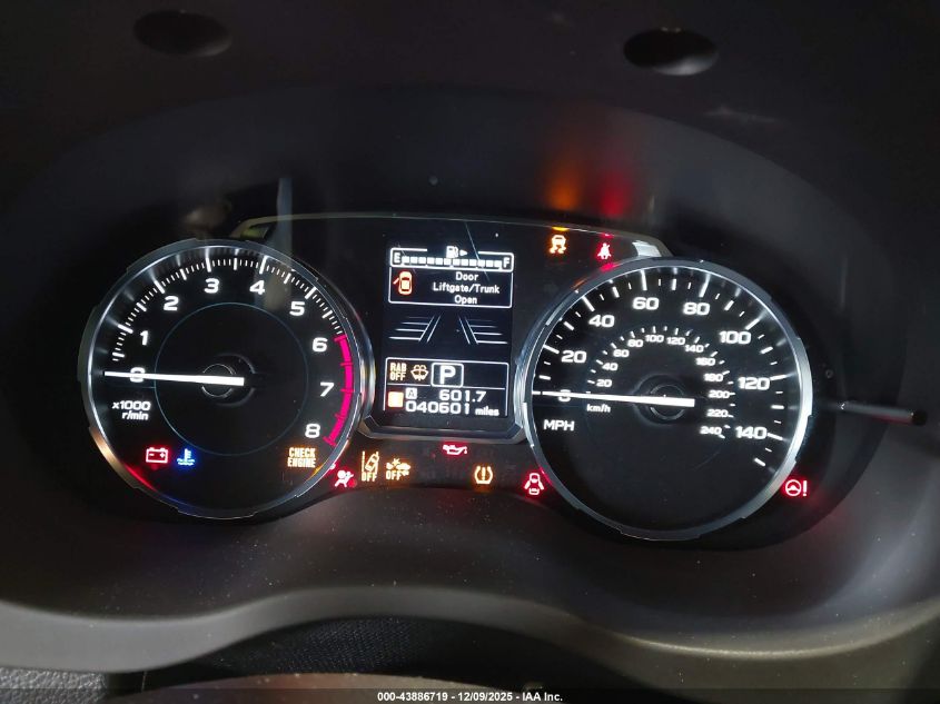 2017 Subaru Forester 2.5I Touring VIN: JF2SJAWC5HH532923 Lot: 43886719