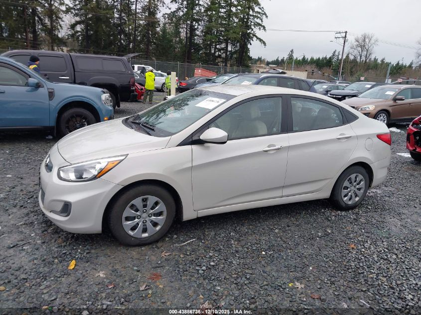 2016 Hyundai Accent Se VIN: KMHCT4AE6GU030432 Lot: 43886736