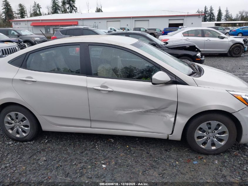 2016 Hyundai Accent Se VIN: KMHCT4AE6GU030432 Lot: 43886736