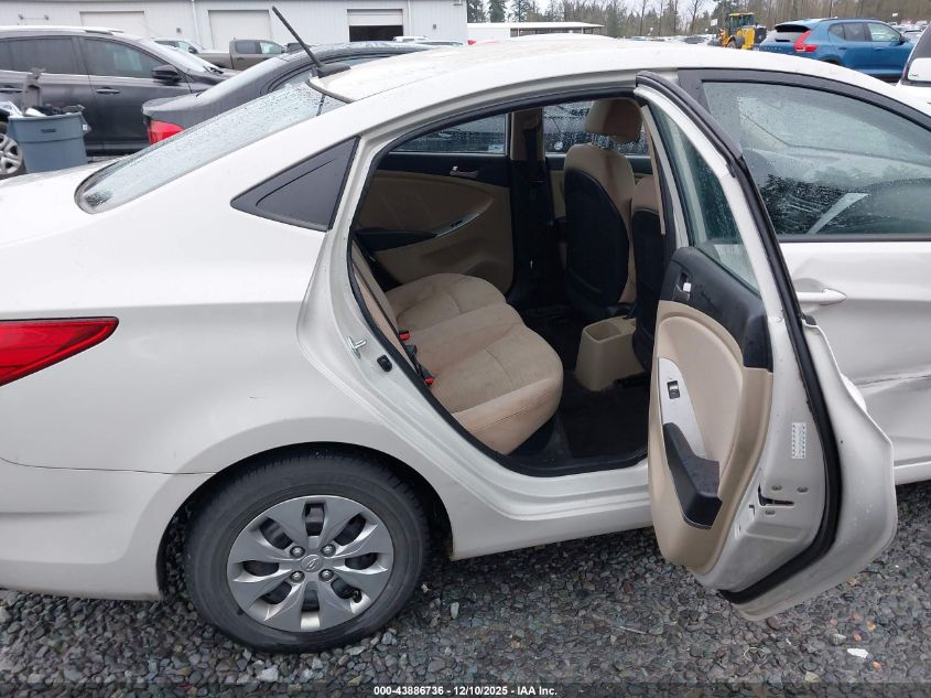 2016 Hyundai Accent Se VIN: KMHCT4AE6GU030432 Lot: 43886736