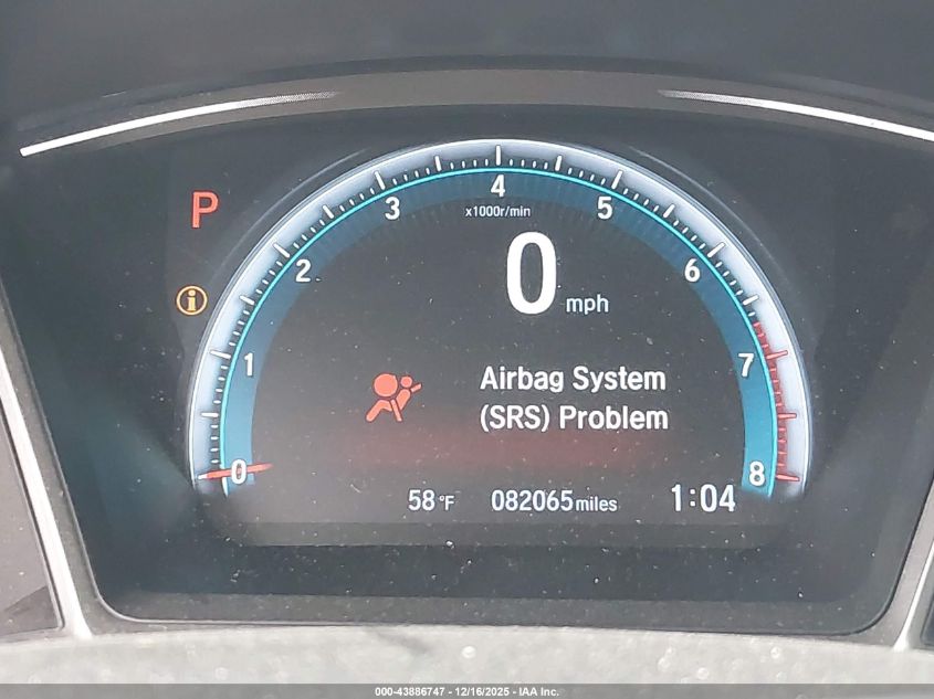 2018 Honda Civic Ex VIN: 2HGFC2F74JH554285 Lot: 43886747