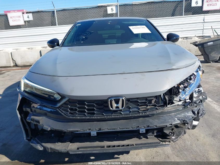 2025 Honda Civic Sedan Sport VIN: 19XFL2H86SE023901 Lot: 43886780