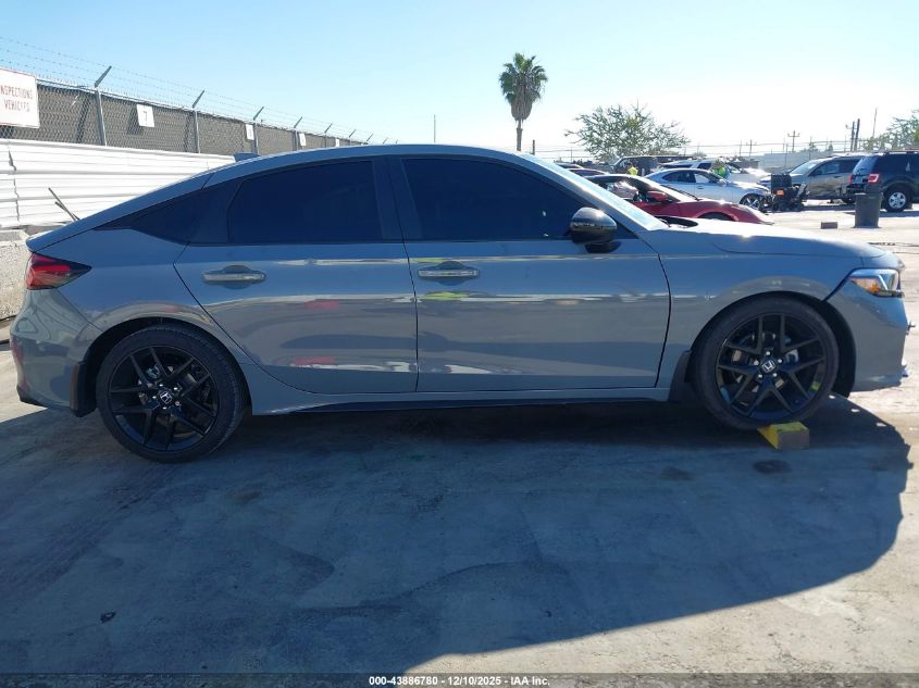2025 Honda Civic Sedan Sport VIN: 19XFL2H86SE023901 Lot: 43886780