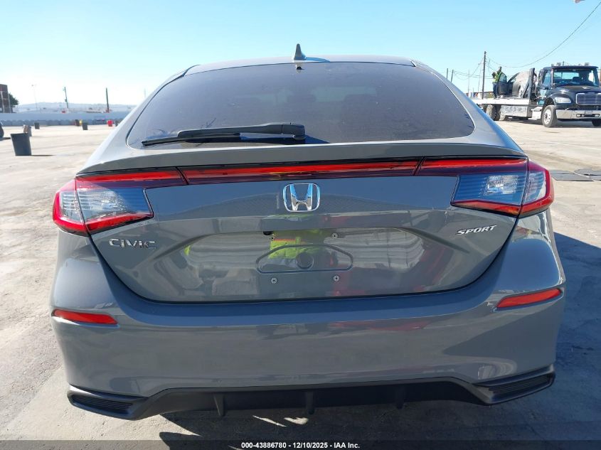 2025 Honda Civic Sedan Sport VIN: 19XFL2H86SE023901 Lot: 43886780