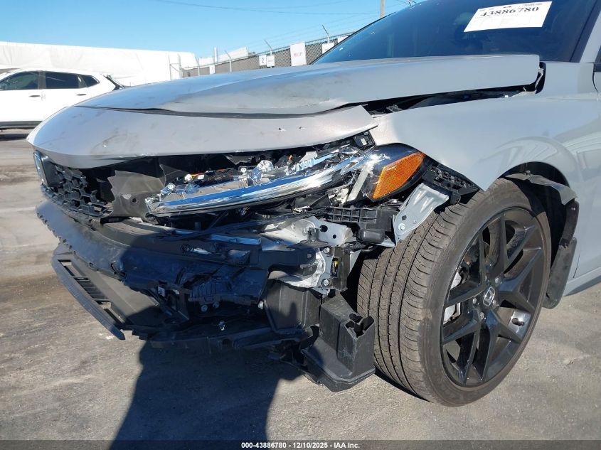 2025 Honda Civic Sedan Sport VIN: 19XFL2H86SE023901 Lot: 43886780