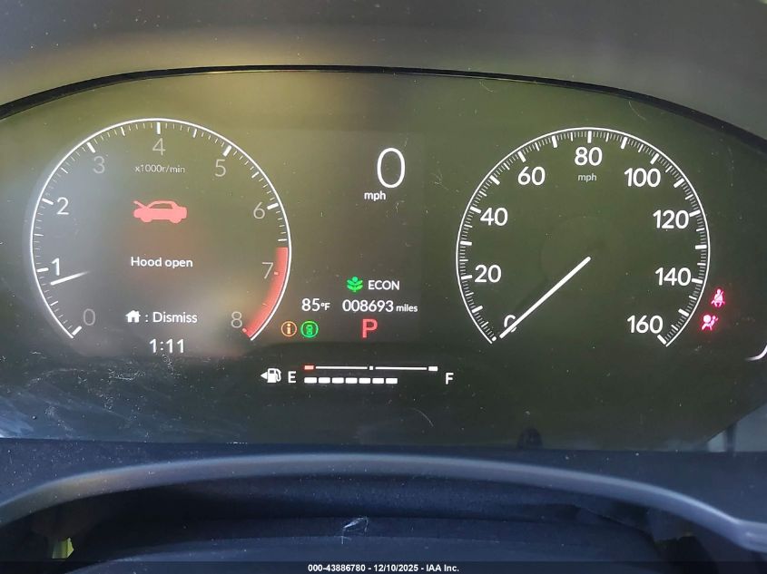 2025 Honda Civic Sedan Sport VIN: 19XFL2H86SE023901 Lot: 43886780