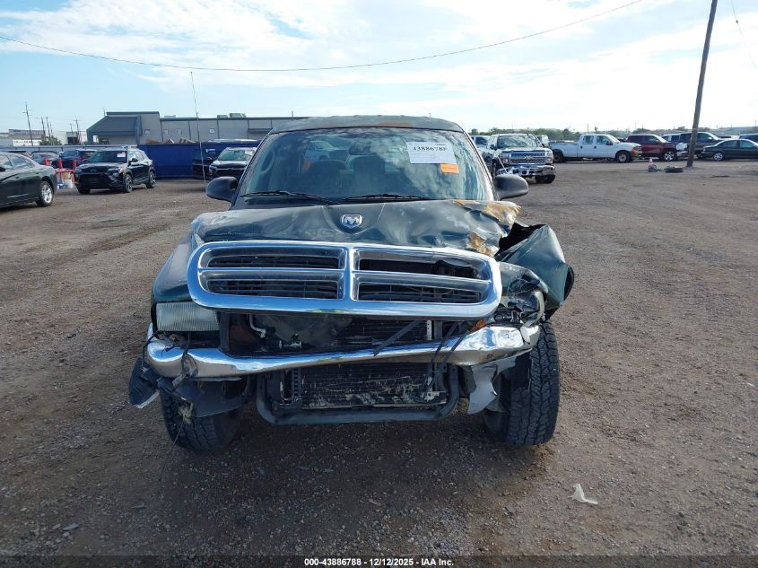 2002 Dodge Dakota Slt VIN: 1B7HL48N42S619239 Lot: 43886788