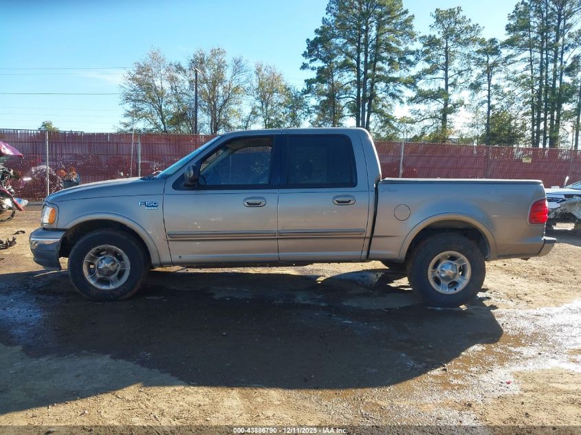 2002 Ford F-150 Lariat/Xlt VIN: 1FTRW07L32KB59706 Lot: 43886790