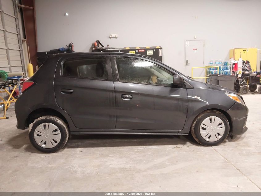 2024 Mitsubishi Mirage Es/Le VIN: ML32AUHJ3RH017810 Lot: 43886802