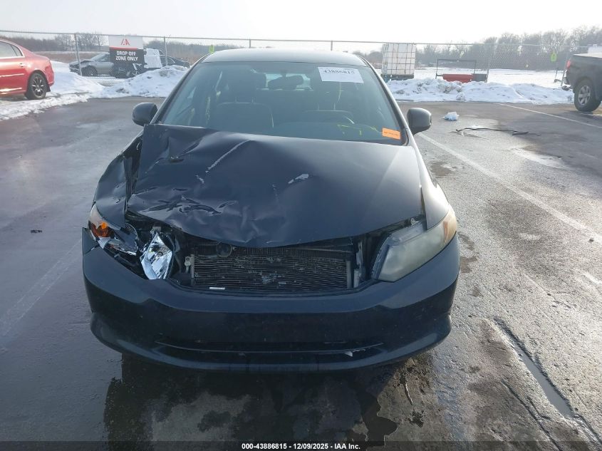 2012 Honda Civic Lx VIN: 19XFB2F53CE081770 Lot: 43886815