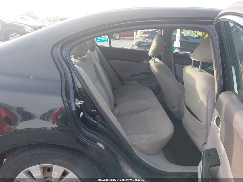 2012 Honda Civic Lx VIN: 19XFB2F53CE081770 Lot: 43886815