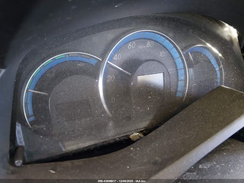 2012 Toyota Camry Hybrid Le VIN: 4T1BD1FK2CU009254 Lot: 43886817