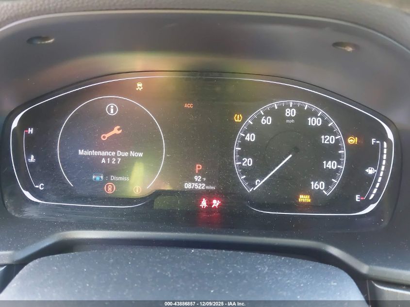 2019 Honda Accord Lx VIN: 1HGCV1F12KA003629 Lot: 43886857