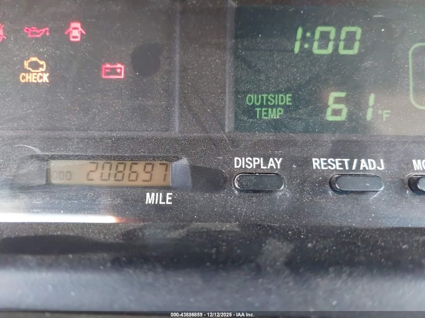 2003 Toyota Avalon Xls VIN: 4T1BF28B93U318250 Lot: 43886859