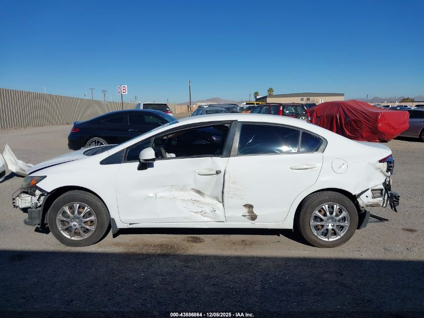 2013 Honda Civic Lx VIN: 19XFB2F54DE293207 Lot: 43886864